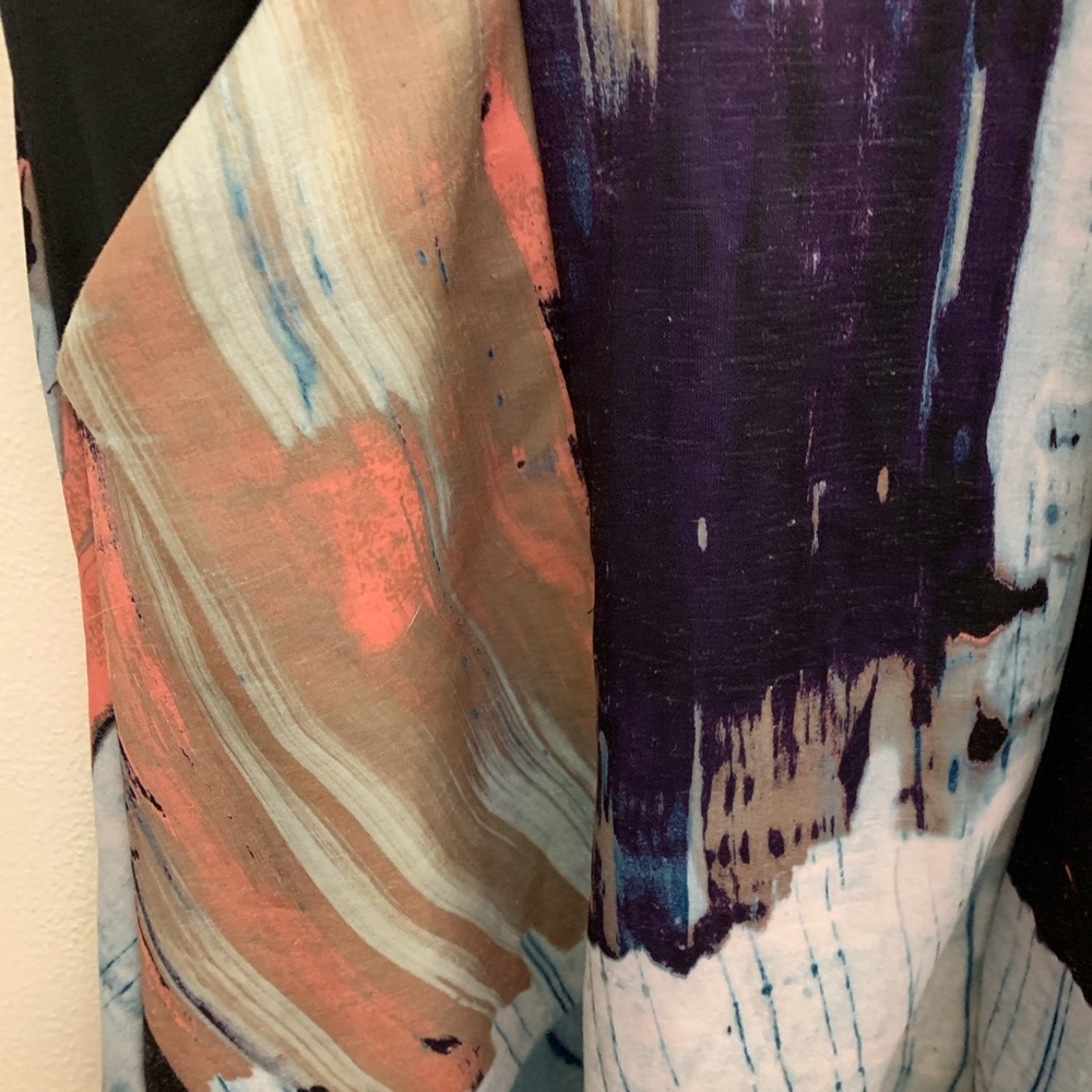 Patterned A-Line Dress - Picture 4 of 6